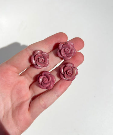 Rhodonite Rose Halo Quartz
